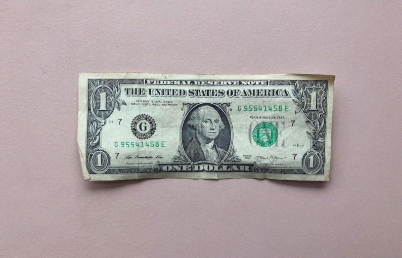Cashback - 1 U.S. dollar banknote
