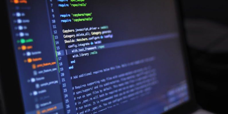 Software - Close Up Photo of Programming of Codes