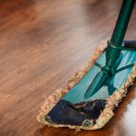 Cleaning Products - Brown Wooden Floor