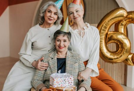 Birthday Presents - Group of Women Celebrating 60th Birthday