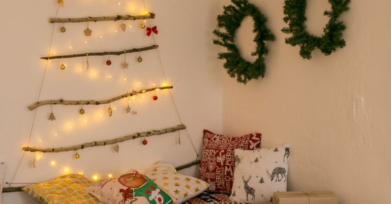 DIY Gifts - A Shot of Room Decorated in Christmas Decorations