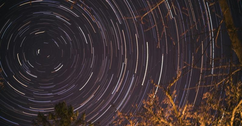 Limited Space - Time Lapse Photography of Stars in the Sky during Night Time